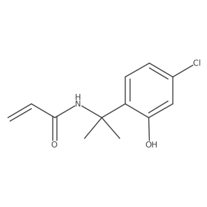N-[2-(4-chloro-2-hydroxyphenyl)propan-2-yl]prop-2-enamide Structure