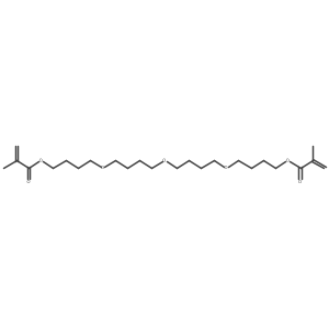2-Propenoic acid, 2-methyl-, oxybis(4,1-butanediyloxy-4,1-butanediyl) ester Structure
