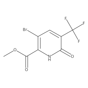 methyl 3-bromo-6-oxo-5-(trifluoromethyl)-1H-pyridine-2-carboxylate Structure