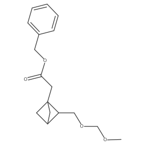 Benzyl 2-(2-((methoxymethoxy)methyl)bicyclo[1.1.1]pentan-1-yl)acetate Structure