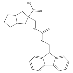 2-[({[(9H-fluoren-9-yl)methoxy]carbonyl}amino)methyl]-octahydropentalene-2-carboxylic acid Structure