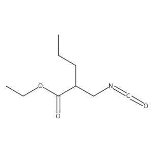 Ethyl 2-(isocyanatomethyl)pentanoate结构式