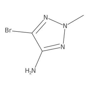 5-bromo-2-methyl-2H-1,2,3-triazol-4-amine结构式