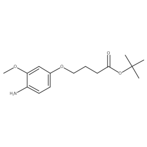 Tert-butyl 4-(4-amino-3-methoxyphenoxy)butanoate结构式