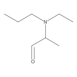 Propanal, 2-(ethylpropylamino)- Structure