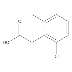 2-(2-Chloro-6-methylphenyl)acetic acid结构式