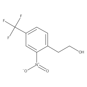 2-[2-Nitro-4-(trifluoromethyl)phenyl]ethanol Structure