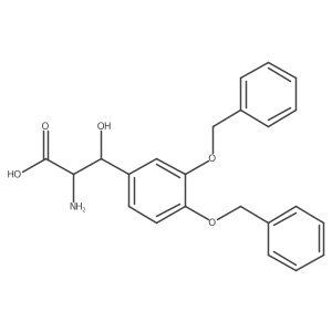 rel-(I(2)R)-I(2)-Hydroxy-3-(phenylmethoxy)-O-(phenylmethyl)-D-tyrosine Structure