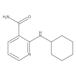 2-(Cyclohexylamino)nicotinamide结构式