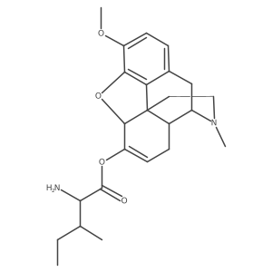 delta6-Codeine-L-isoleucinate Structure