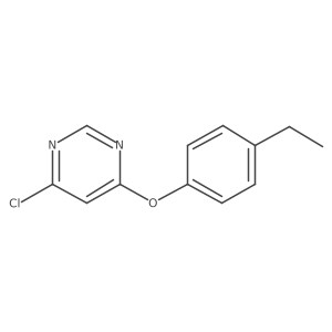 4-(4-Ethylphenoxy)-6-chloropyrimidine结构式