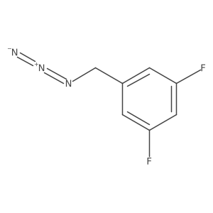 1-(Azidomethyl)-3,5-difluorobenzene结构式