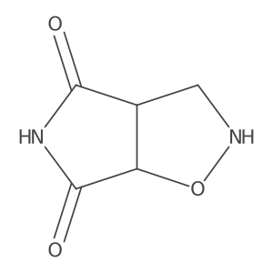 Tetrahydro-4H-pyrrolo[3,4-d]isoxazole-4,6(5H)-dione结构式