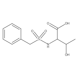 Threonine, N-(benzylsulfonyl)-, DL- Structure
