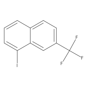 8-Iodo-2-(trifluoromethyl)naphthalene结构式