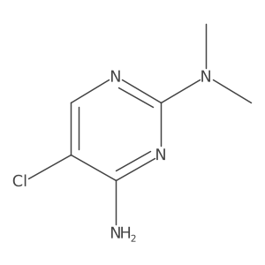 5-Chloro-N2,N2-dimethyl-2,4-pyrimidinediamine Structure