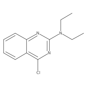 4-chloro-N,N-diethylquinazolin-2-amine Structure