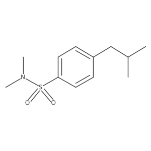 N,N-dimethyl-4-(2-methylpropyl)benzenesulfonamide结构式