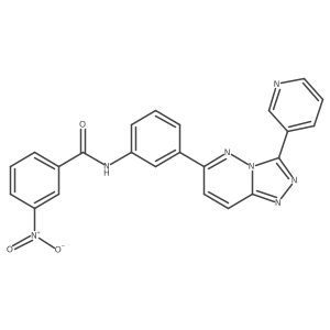 3-nitro-N-(3-(3-(pyridin-3-yl)-[1,2,4]triazolo[4,3-b]pyridazin-6-yl)phenyl)benzamide Structure