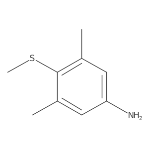 3,5-Dimethyl-4-(methylsulfanyl)phenylamine结构式