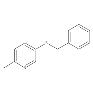 5-(Benzylthio)-2-methylpyridine Structure