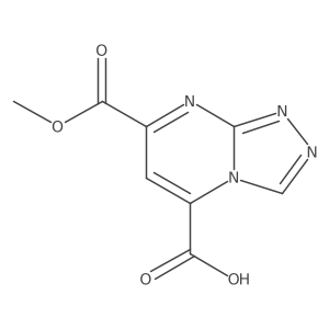 7-(Methoxycarbonyl)-[1,2,4]triazolo[4,3-a]pyrimidine-5-carboxylic acid Structure
