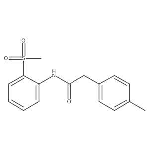 N-(2-(methylsulfonyl)phenyl)-2-(p-tolyl)acetamide Structure