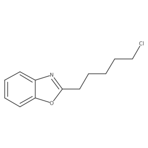 2-(5-Chloropentyl)-1,3-benzoxazole结构式