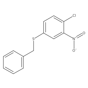 1-Benzylthio-4-chloro-3-nitrobenzene结构式