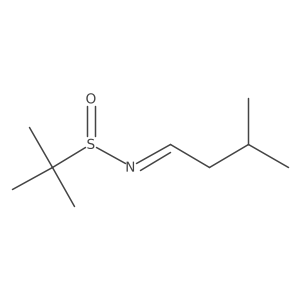 [N(E),S(S)]-2-Methyl-N-(3-methylbutylidene)-2-propanesulfinamide Structure
