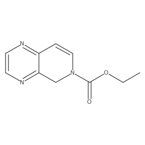 ethyl pyrido[3,4-b]pyrazine-6(5H)-carboxylate Structure