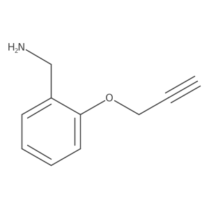 (2-(Prop-2-yn-1-yloxy)phenyl)methanamine结构式