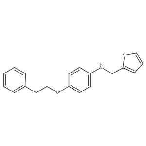 4-(Phenethyloxy)-N-(2-thienylmethyl)aniline结构式