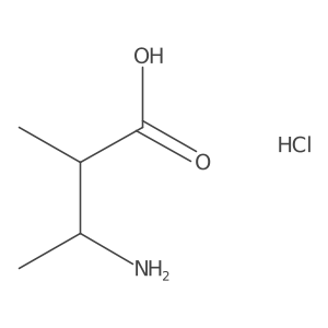 (2S,3R)-3-Amino-2-methylbutanoic acid hydrochloride结构式