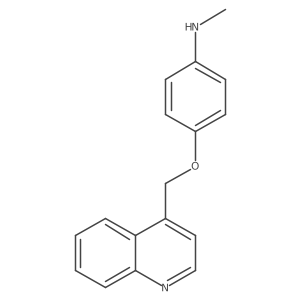 N-Methyl-4-(4-quinolinylmethoxy)benzenamine Structure