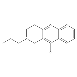 5-chloro-7-propyl-8,9-dihydro-6H-pyrido[4,3-b][1,8]naphthyridine Structure