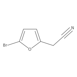 2-(5-Bromofuran-2-yl)acetonitrile Structure