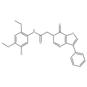 N-(5-chloro-2,4-dimethoxyphenyl)-2-(4-oxo-7-phenylthieno[3,2-d]pyrimidin-3(4H)-yl)acetamide Structure