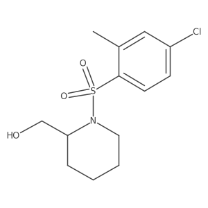 1-[(4-Chloro-2-methylphenyl)sulfonyl]-2-piperidinemethanol Structure