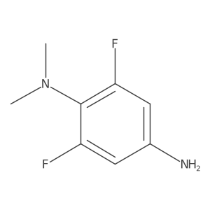2,6-difluoro-1-N,1-N-dimethylbenzene-1,4-diamine Structure