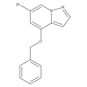 4-(Benzyloxy)-6-bromopyrazolo[1,5-a]pyridine Structure