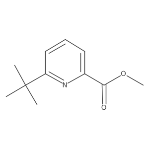 Methyl 6-(tert-butyl)picolinate Structure