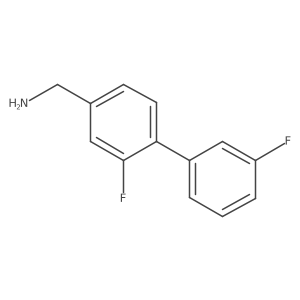 (3',2-Difluorobiphenyl-4-yl)methanamine Structure