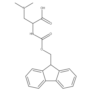 Fmoc-beta-N,N-dimethylamino-D-ala结构式