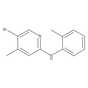 5-Bromo-4-methyl-N-(2-methylphenyl)-2-pyridinamine Structure