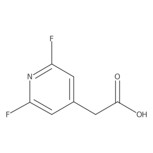 2-(2,6-Difluoropyridin-4-yl)acetic acid结构式