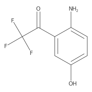 2'-Amino-5'-hydroxy-2,2,2-trifluoroacetophenone结构式
