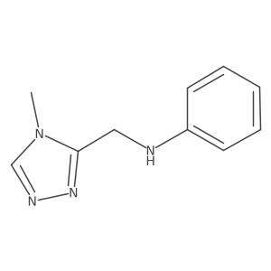 N-[(4-methyl-4H-1,2,4-triazol-3-yl)methyl]aniline Structure