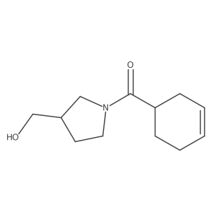 [1-(Cyclohex-3-ene-1-carbonyl)pyrrolidin-3-yl]methanol Structure