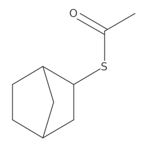 Rel-S-((1R,4S)-bicyclo[2.2.1]heptan-2-yl) ethanethioate Structure